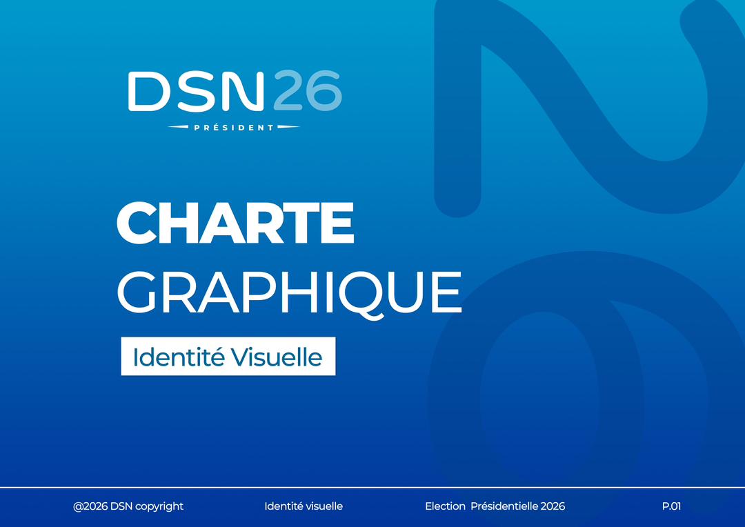 Refonte complète du logo DSN26, compagne présidentielle.
